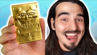 Gold Plated SpongeBob Ingot! (Super Rare!)
