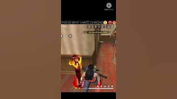 THIS IS WHY I HATE CHRONO😤😠😡 - Garena Free Fire #Short #Shorts #ytshortsindia #ytshorts