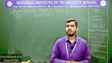 Introduction  to System Models |3 rd Semester | CSE/ISE | Module 03 | SE | Session 1