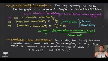3. Uncertainty in addition and subtraction