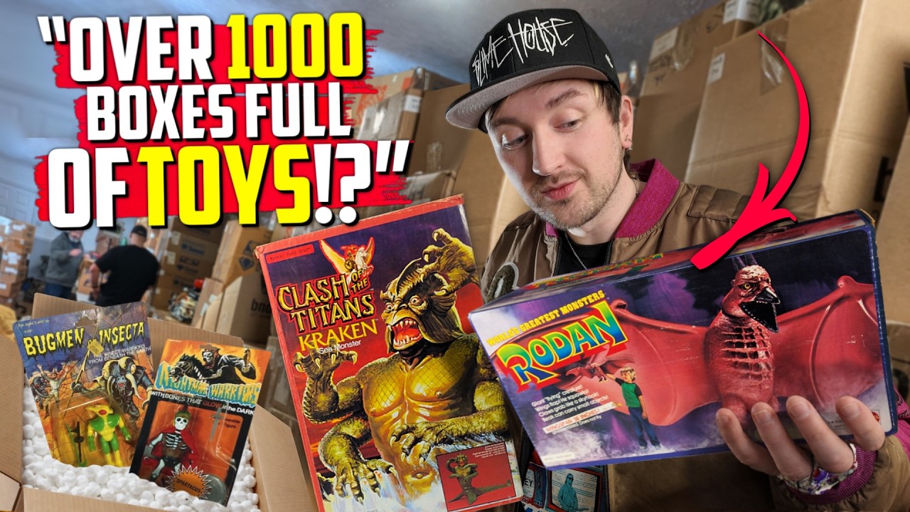 We found a house FULL of vintage toy gold?! THOUSANDS of boxes