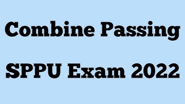 Good News for Students || Combine Passing || SPPU Exam Update ||