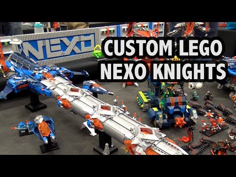 LEGO Nexo Knights Ships, Mechs, Weapons at BrickCon 2017