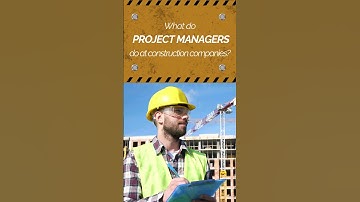 What do Project Managers do at Construction Companies #constructionmanagement #construction