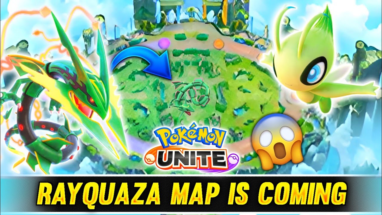 RAYQUAZA IS COMING NEW RANK MAP IS COMING IN POKEMON UNITE 