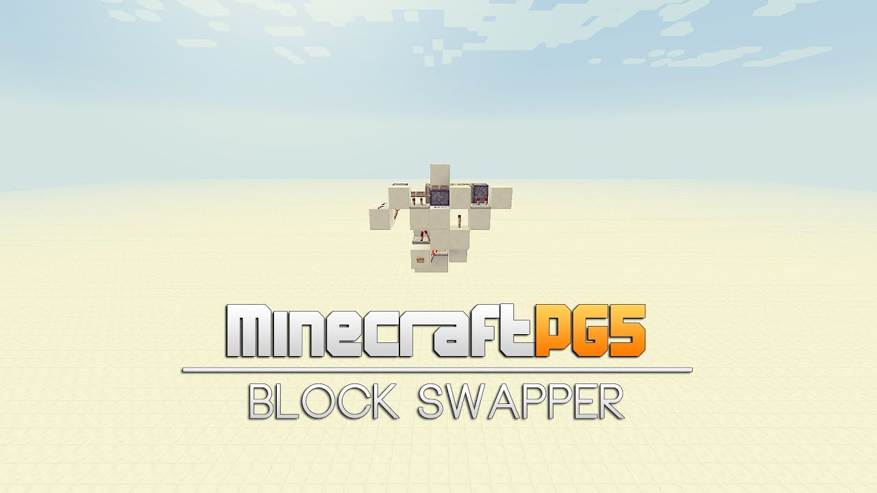 Block Swapper (Light switch hidden Workbench) Minecraft Redstone
