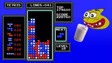 NES Tetris - First Ever Maxout with Rolling