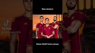 Roma 23/24 Home Jersey #shorts