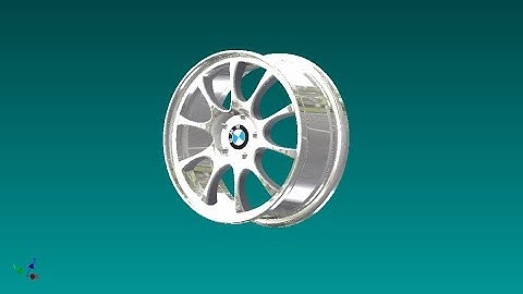 Creating Rim BMW 18 inches on Autodesk inventory