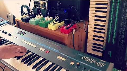 Korg Poly-61 with guitarFX