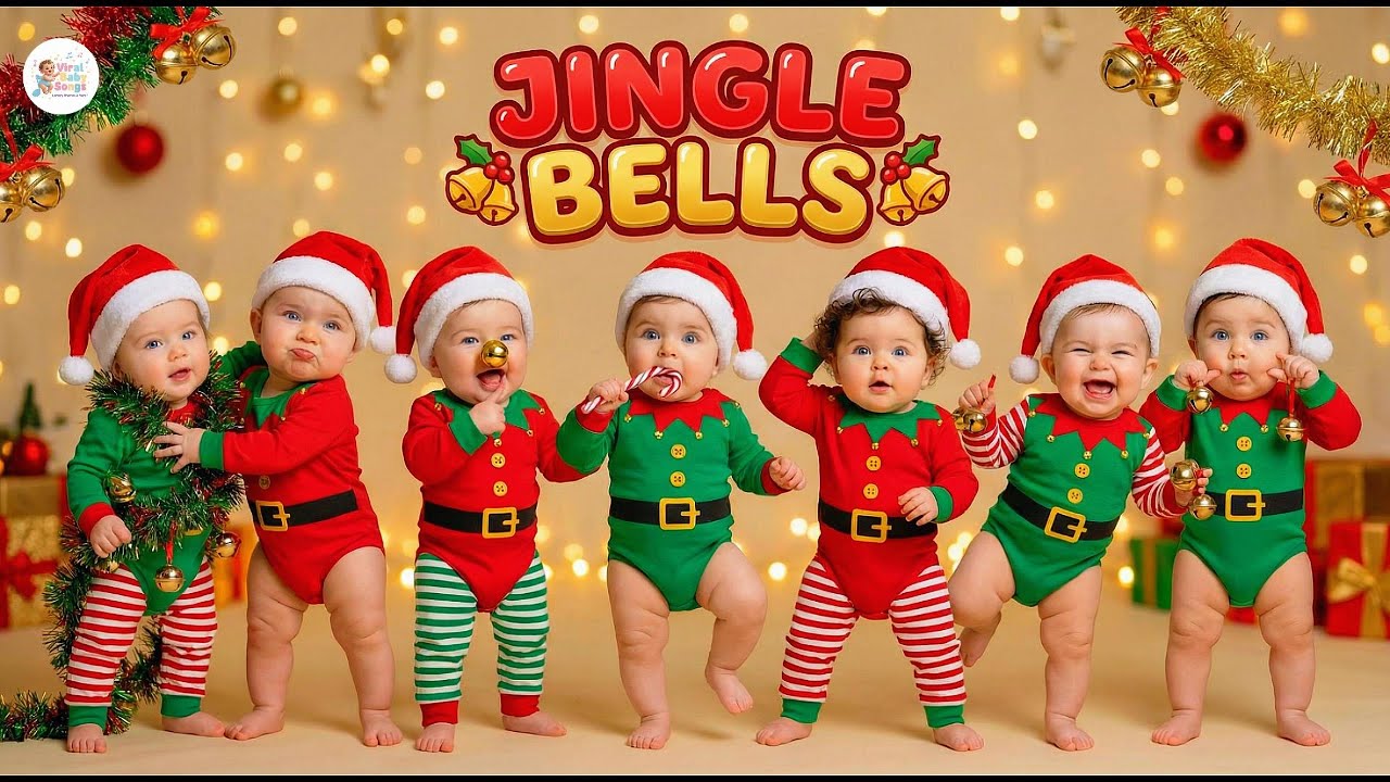 Jingle Bells Song 2026 | Baby Dance & Holiday Fun Christmas Song for ...