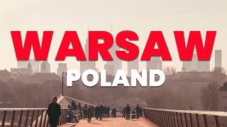 The Silent Beauty of Warsaw, Poland (Relaxing Ambient Video) in 4K.
