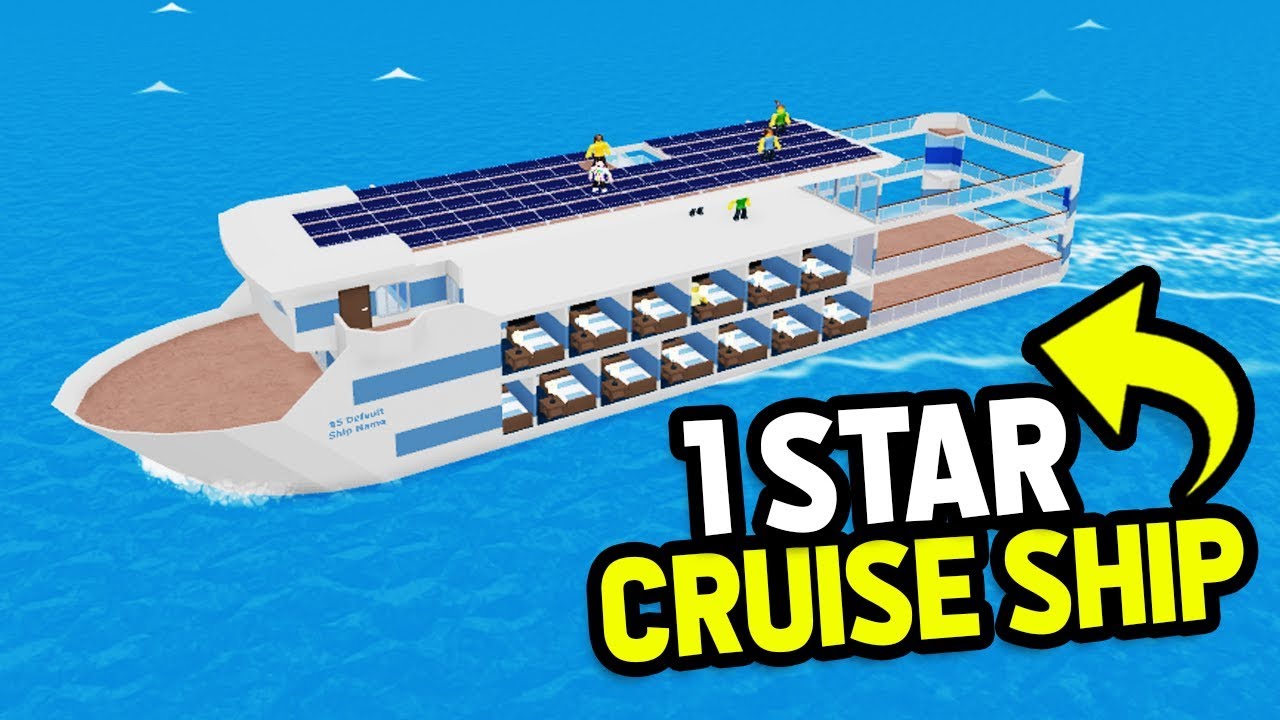 My 1 STAR Cruise Ship.. Was The WORST Experience EVER! (Roblox Cruise ...