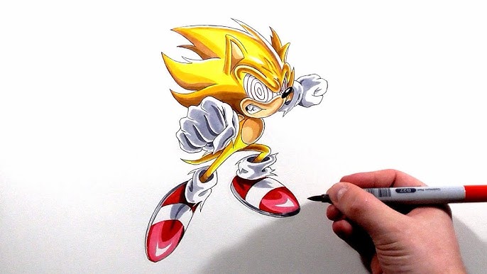 Sonic Mighty Armadillo Pencil Art Gamer Art. Instant 