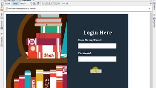 #1 - Login Page with phpmyadmin MySQL Data Base - Library Management System (With Source code)