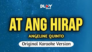 Angeline Quinto - At ang Hirap (Karaoke Version)