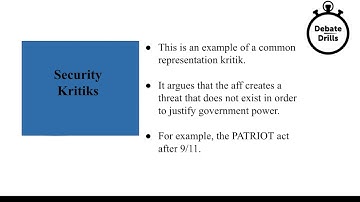 Basic Types of Kritiks | DebateDrills Academy