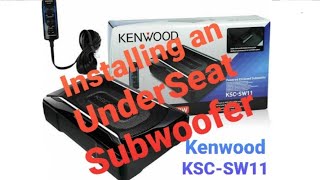 Video Install Kenwood KSC-SW11 Underseat Subwoofer into Ford Ranger Wildtrak (author: Detailing and the Beast - DaveCHCI)