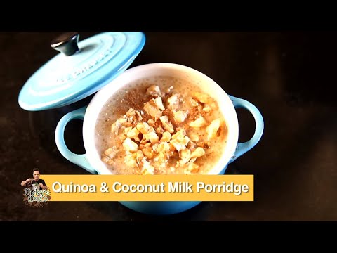 How To Make Quinoa And Coconut Milk Porridge || Vicky's World