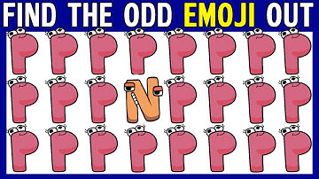 HOW GOOD ARE YOUR EYES  #23 | Find The Odd "A" Out | Spot The Difference Alphabet Lore Character