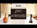 DIY LAMP MAKEOVERS // FAUX WOODEN LAMPS // Change it Up Challenge