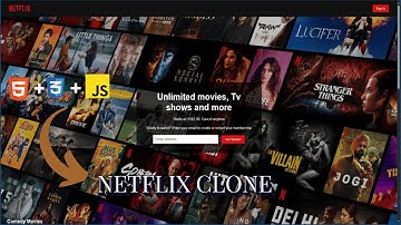 How To Make Netflix Website Clone Using HTML, CSS and JS 2025