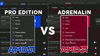 AMD PRO EDITION VS ADRENALIN EDITION DRIVERS  *Best Settings*