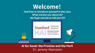 AI for Good: The Promise and the Peril