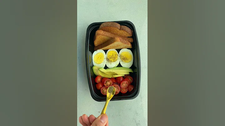 Avocado & egg breakfast meal prep: 10 mins prep, 290 calories & 15g protein | FeelGoodFoodie