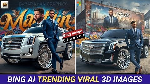 How To Create Instagram Trending 3D Social Media Images |Bing Ai Image Creator.