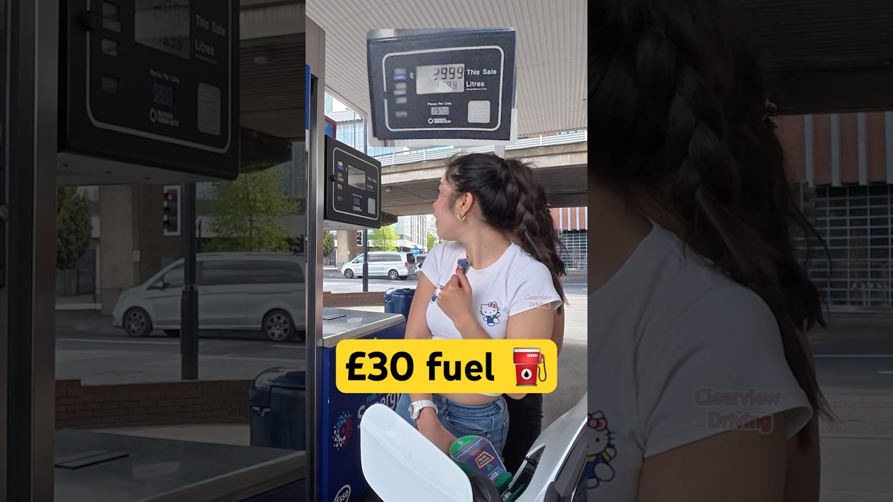 HOW TO FILL UP FUEL #driving #car #howto #london #fuel #petrol #diesel #funny  #pov