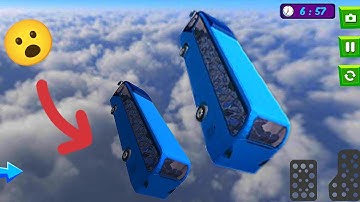 Impossible Bus Mega Ramp 3D Game - Bus Stunt Simulator 2025. #megaramp #busdriving 