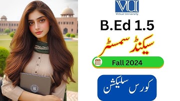 B.Ed. 1.5 2nd Semester Course Selection |  Specialization selection | Don