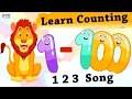 Learn counting 1 100  easy numbers song in english for kids  beginners  1100 rhyme