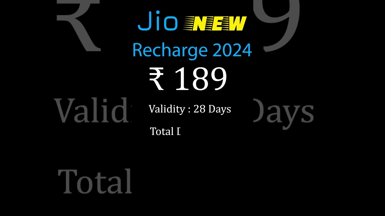 Jio 189 Plan Details