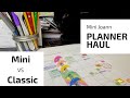 Mini vs Classic Planner Comparison | Joann&#39;s Mini Haul | The Happy Planner | Essentially Planning