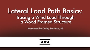 Lateral Load Path Basics: Tracing a wind load through a wood framed structure