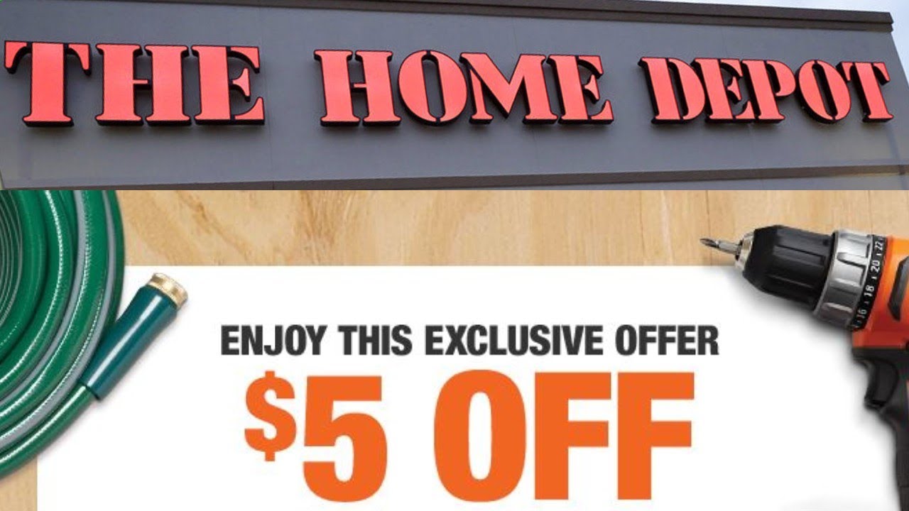 5 Home Depot Coupon For Everyone! YouTube