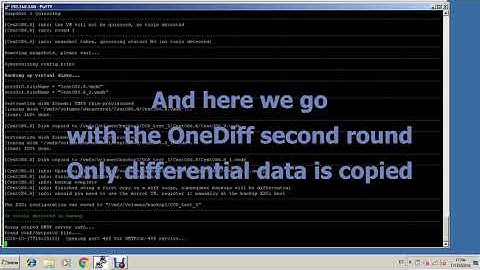 VMWare ESXi Backup done with (c)XSIBackup OneDiff