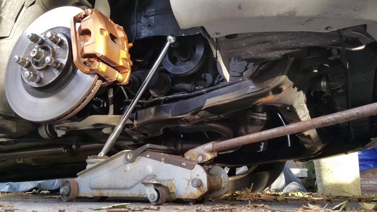 2004 nissan maxima 6speed (How do you replace a crank pulley) - YouTube
