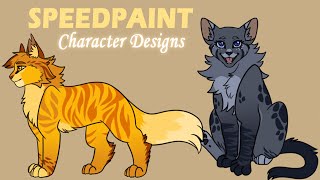 [Speedpaint] - Lionblaze & Cinderheart Designs