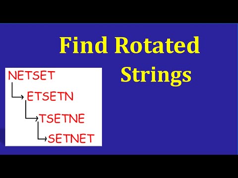 Find Rotated #String