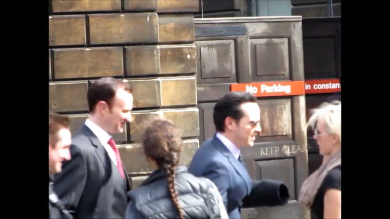 Sherlock Series 3 Filming - Benedict Stunt Double - Contains SPOILERS
