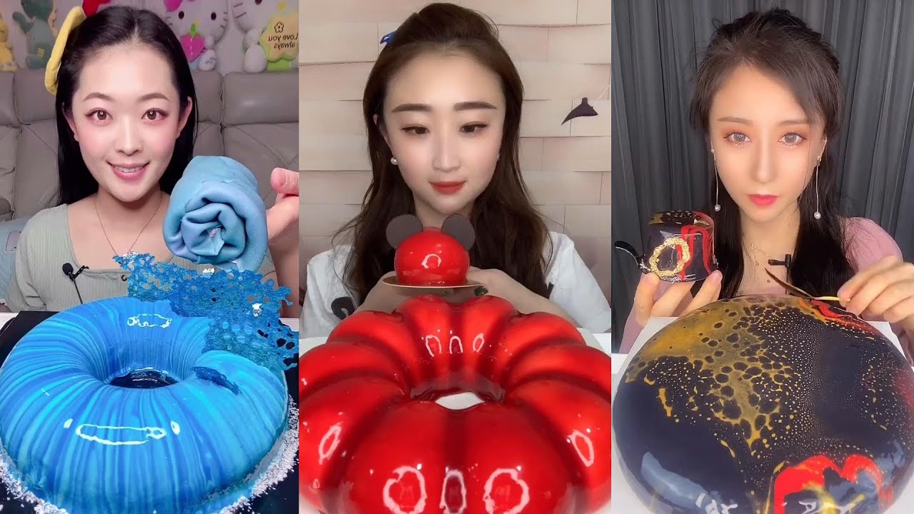 [ASMR] Mousse Cake Mukbang 무스 케이크 먹방 DESSERTS MUKBANG | Thánh Ăn Bánh Kem #17