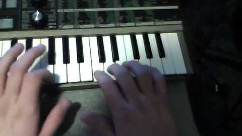 Things That Rhyme With Orange synth intro cover