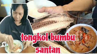 RESEP TONGKOL BUMBU SANTAN /TKW  HONGKONG