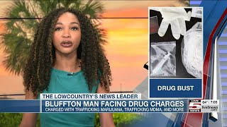 VIDEO: Deputies: Drugs, firearms seized in Bluffton arrest