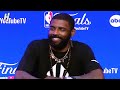 Kyrie reacts to LeBron’s comments saying that he misses playing with Kyrie