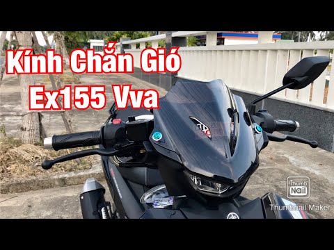 Exciter 155 Vva Gắn Kính Chắn Gió Chính Hãng Yamaha