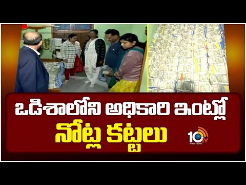Odisha Vigilance raids On Additional Tehsildar Jithender House|ఒడిశాలోని అధికారి ఇంట్లో నోట్ల కట్టలు - 10TVNEWSTELUGU